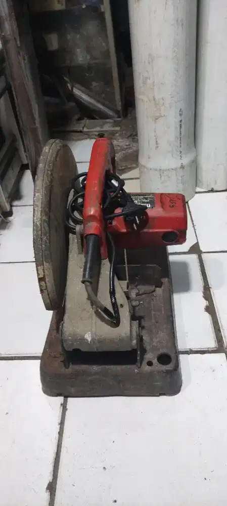 CUTTING WHELL LISTRIK/MESIN POTONG BESI MERK MAKTEC 2000 WATT 14 in