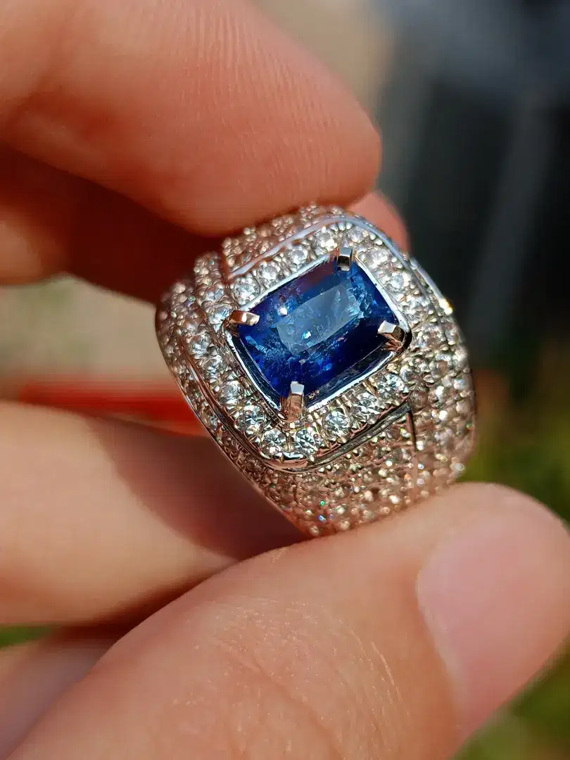 Blue Sapphire SILVER RING