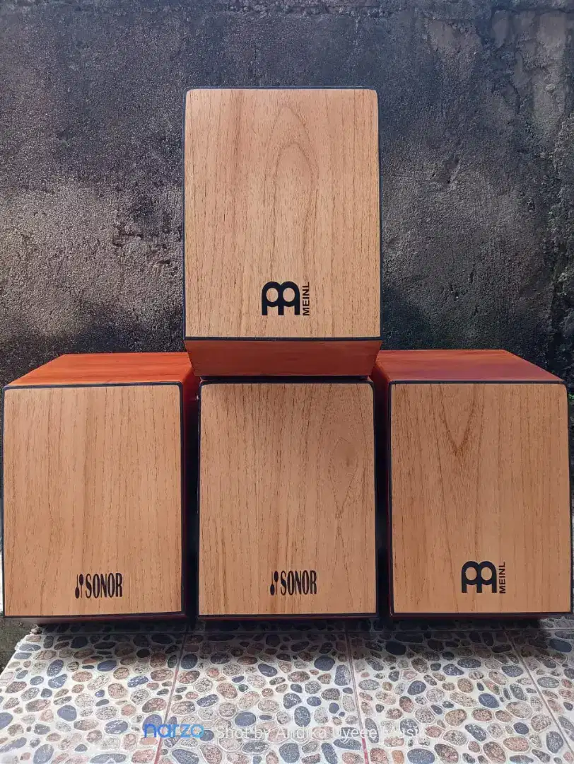 Cajon Akustik Model Trapesium Udah Bonus Tas Nya Cocok Buat Konser !!!