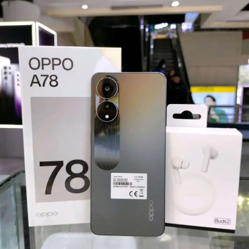 OPPO A78 4G 8l256 GRATIS TWS BLUETOOTH BISA KREDIT