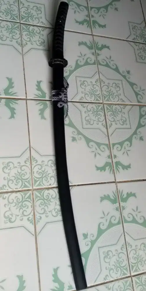 Alat Beladiri Katana Dojo Black Metal