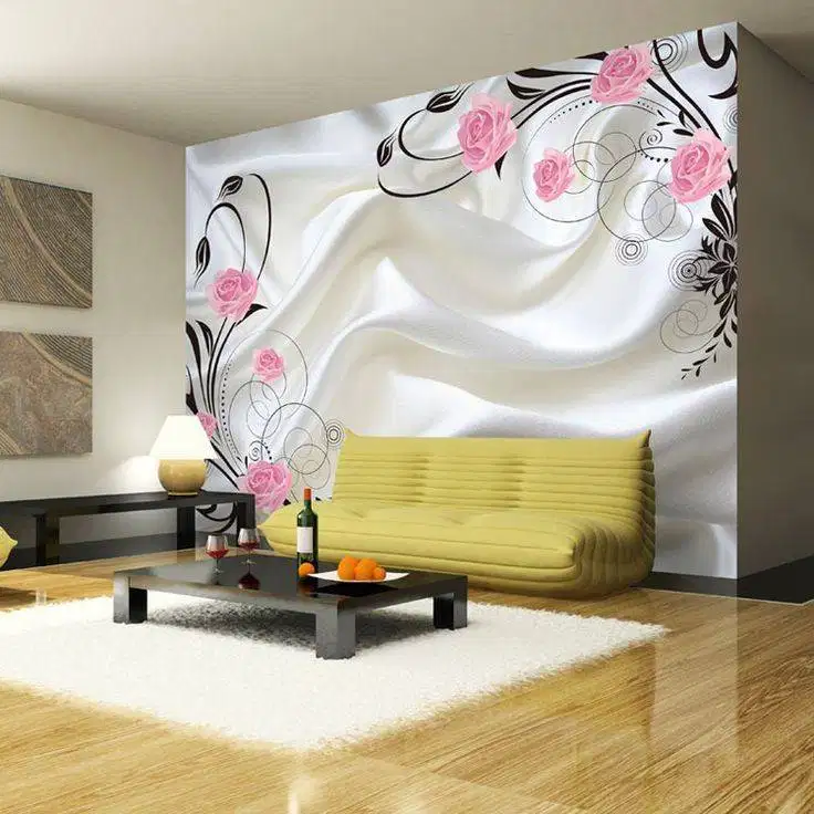 Jual gorden hordeng gordyn tirai jendela wallpaper dinding 3d custom