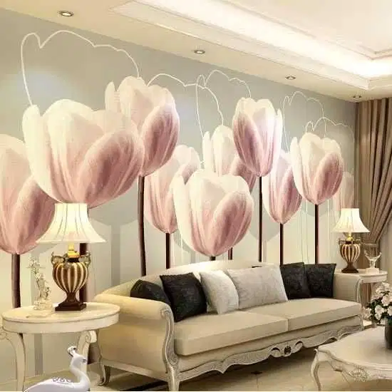 Jual gorden hordeng gordyn tirai jendela wallpaper dinding 3d custom