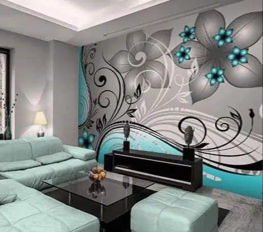 Jual gorden hordeng gordyn tirai jendela wallpaper dinding 3d custom