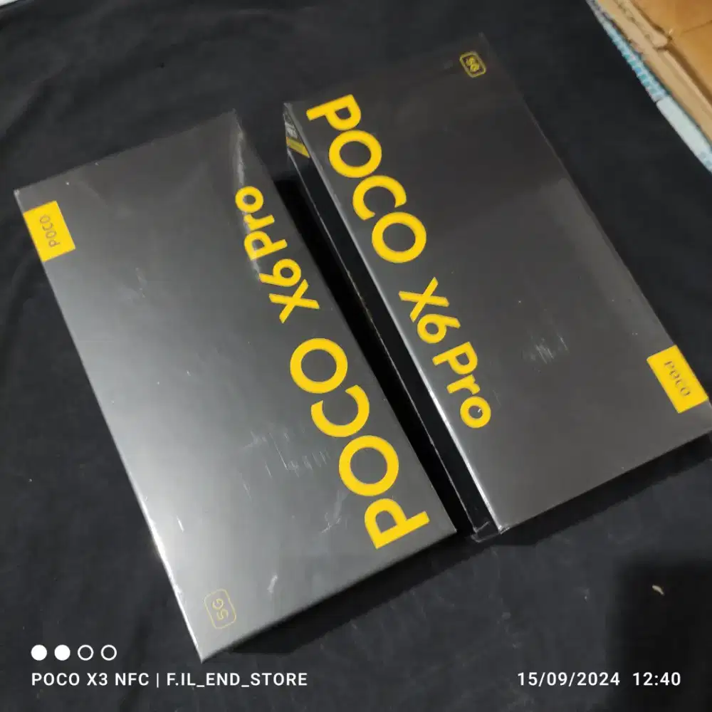 Poco X6 Pro 12/512 GB Baru dan Garansi Resmi
