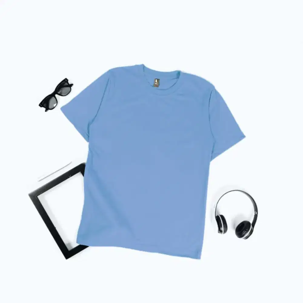 Kaos polos katun combed