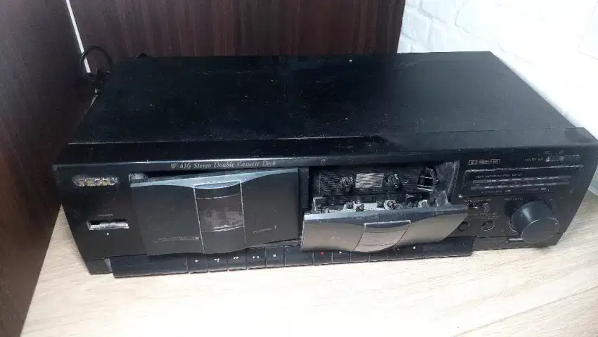 teac stereo double cassette W-416
