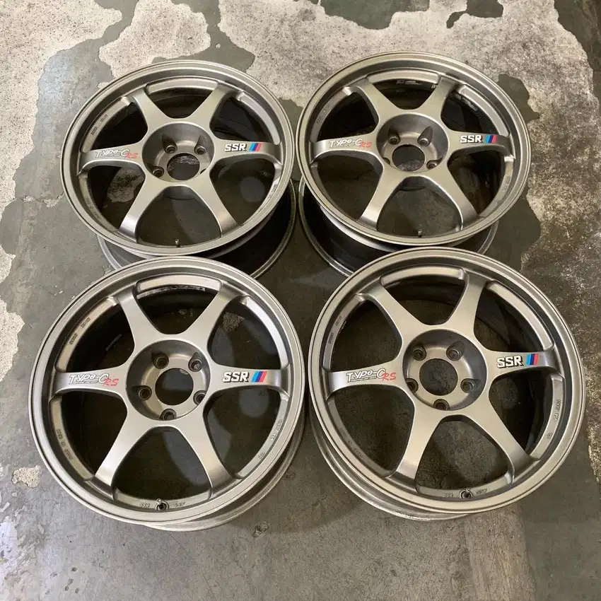 Japan SSR Type-C Ring 18 5x114 Velg Original Ori Jepang JDM Racing R18