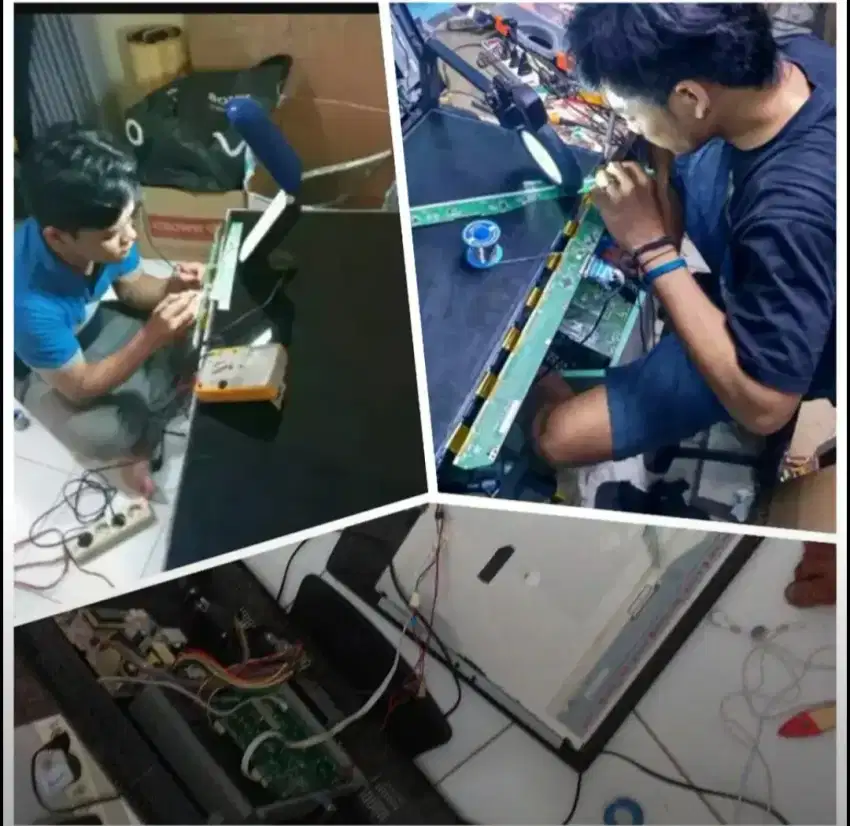 Jasa service tv led smart tv Android panggilan home