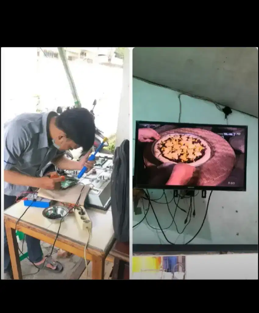 Service tv led lcd smart tv panggilan Jabodetabek