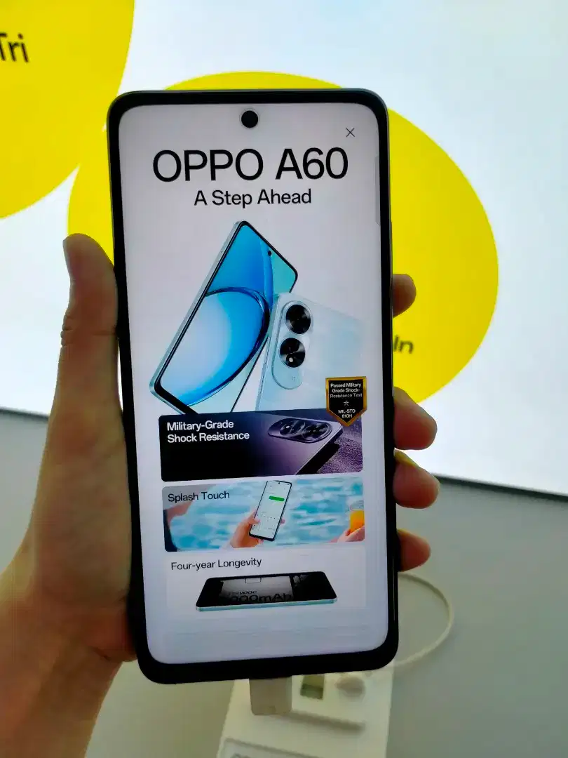 OPPO A60 TAHAN BANTING 8+8 256GB (BISA CICILAN)