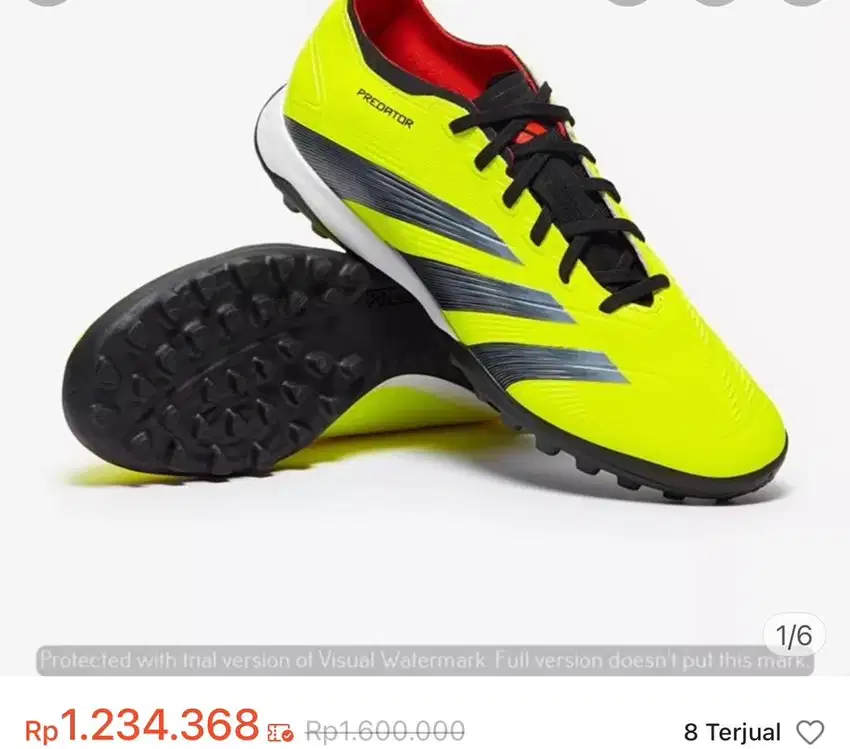 sepatu futsal/minisoccer adidas predator