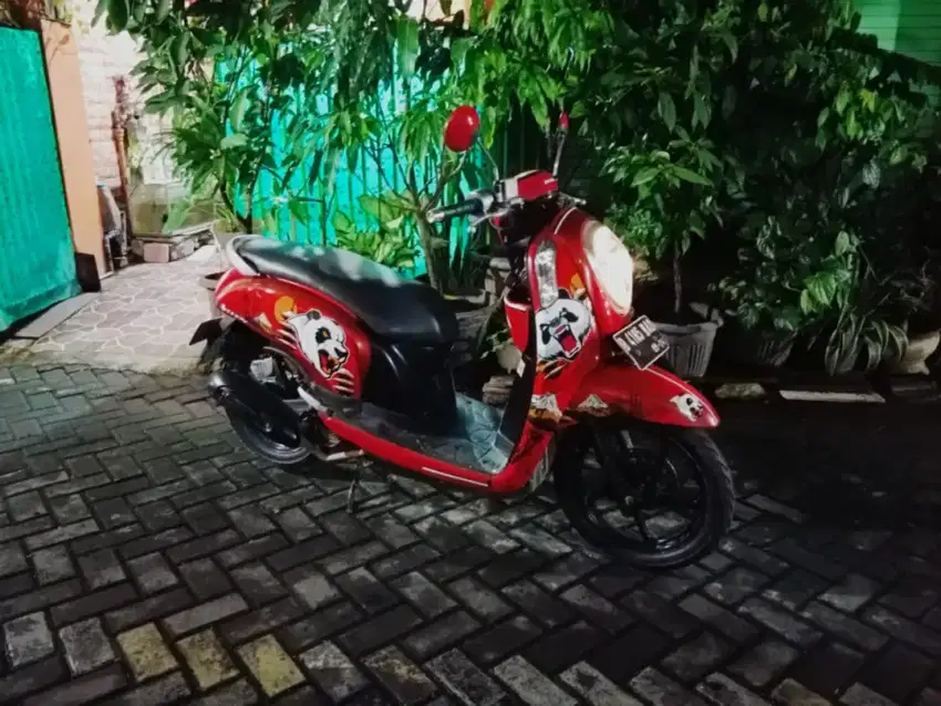 JUAL MOTOR SCOOPY SURAT LENGKAP PAJAK ON PLAT PANJANG