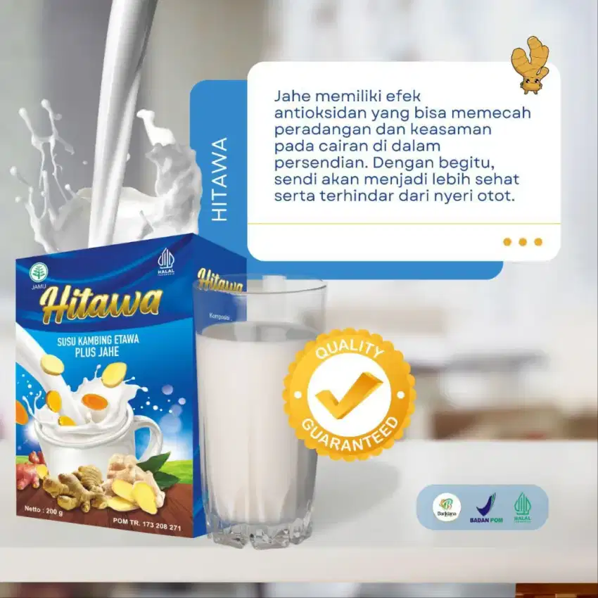 Hitawa etawa susu  jahe 200gr