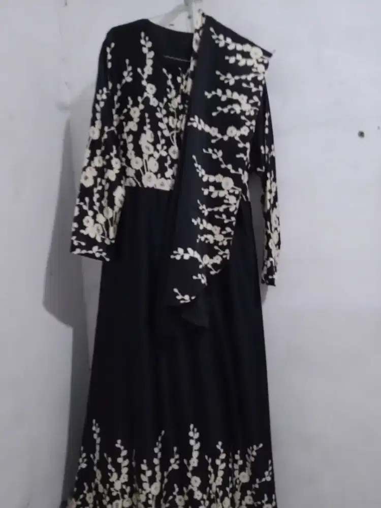 Baju gamis set hijab