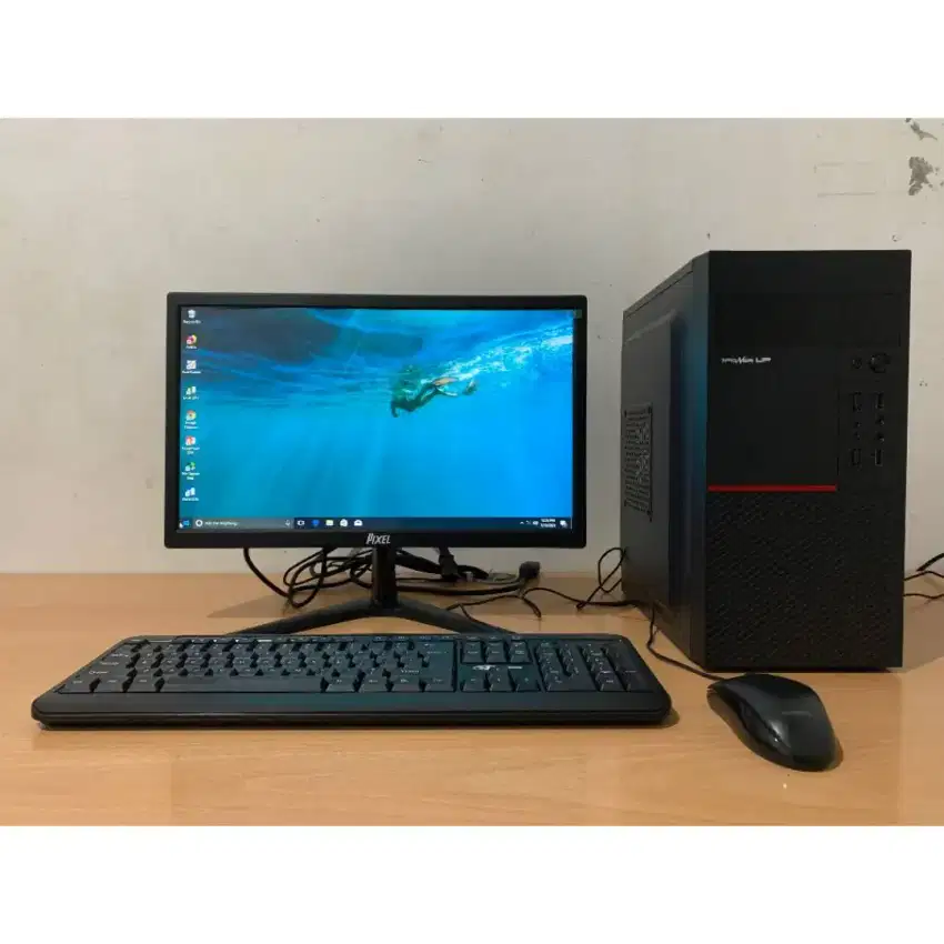 PC FULLSET CORE i3 GEN 3 RAM 8 GB MONITOR 19 INCH