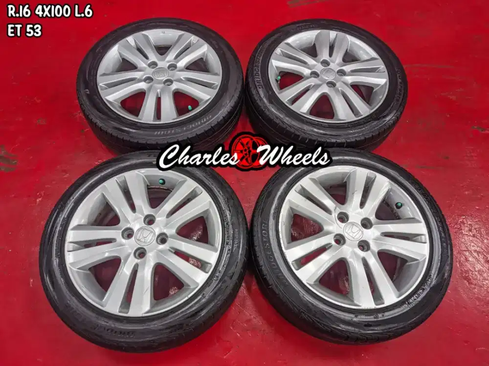 Velg honda jazz RS R16 plus ban