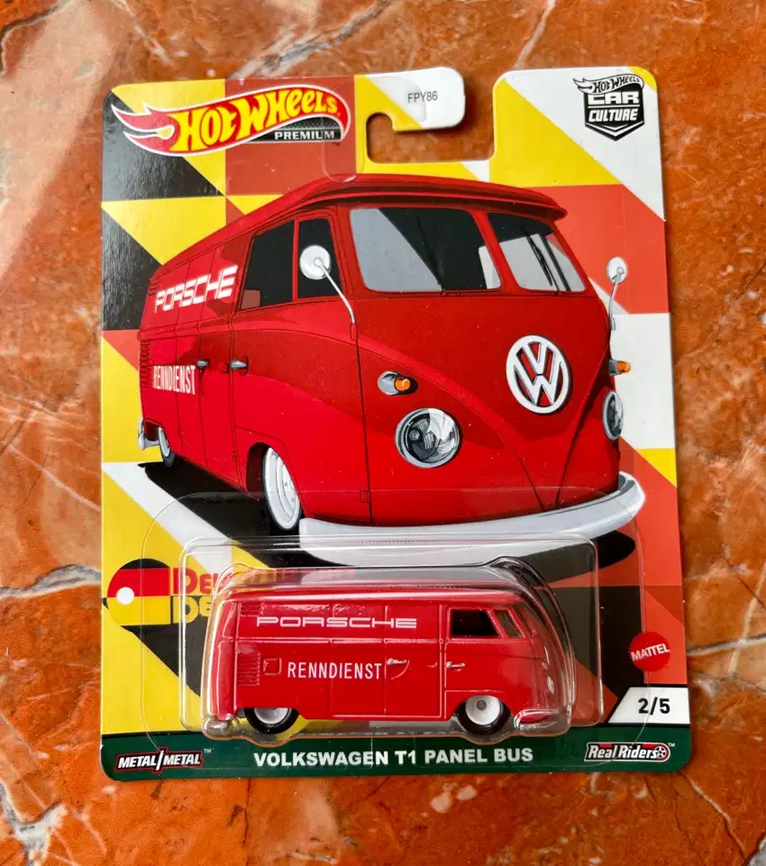 Hot Wheels Volkswagen T1 Panel Bus Deutschland Design