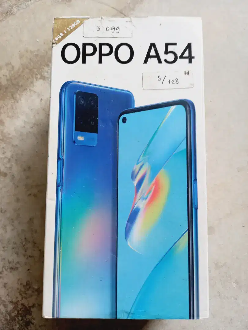 Oppo a54 ram 6/128gb fulset mulus