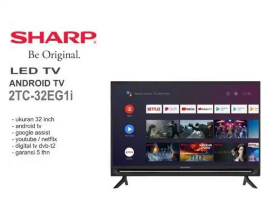 Promo tv sharp 32eg smart kredit cicil cash bisa