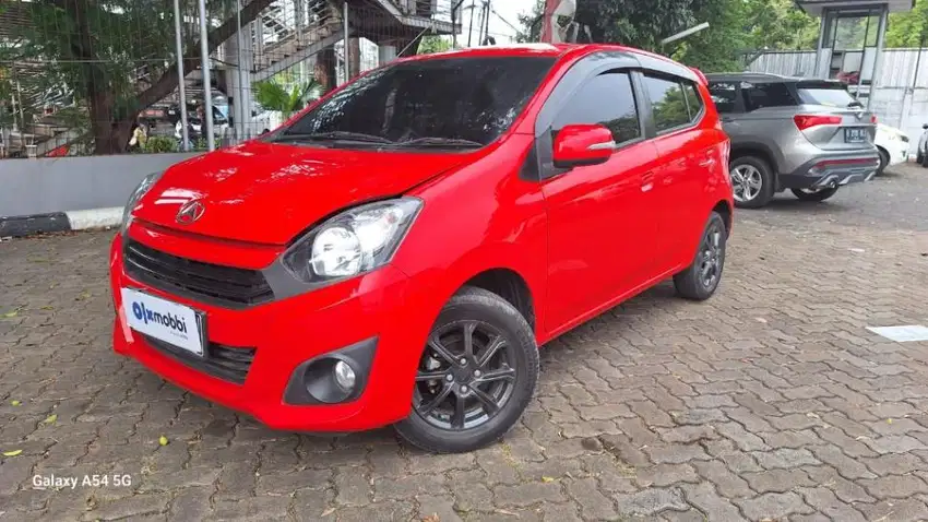 DP Rendah - Daihatsu Ayla 1.0 X Bensin-MT 2020 Merah (SRH)