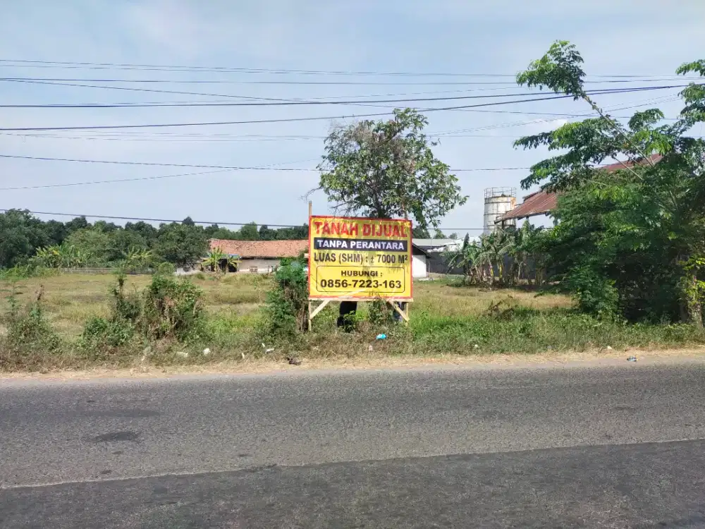 Jual tanah SHM luas 7000 m2