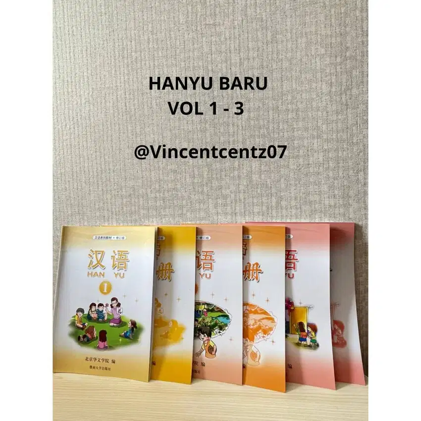 Buku 汉语 Hanyu Textbook & Exercise Book BARU dan ORIGINAL