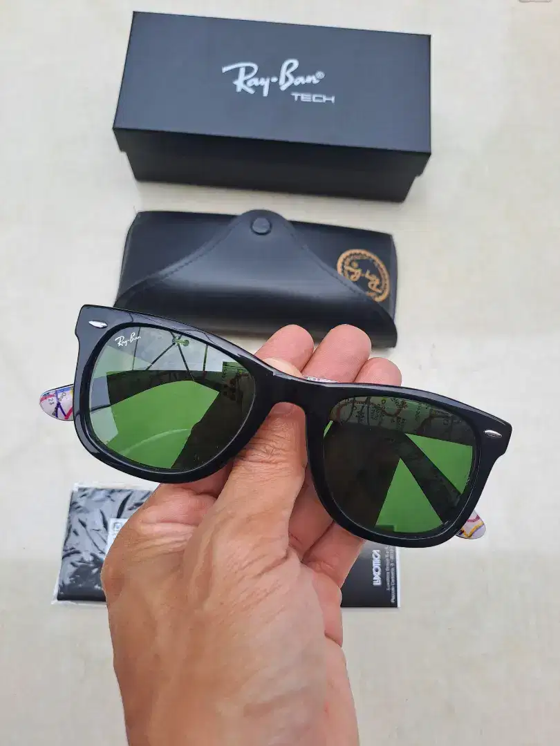 Kacamata rayban wayfarer special series kaca hijau sz 50