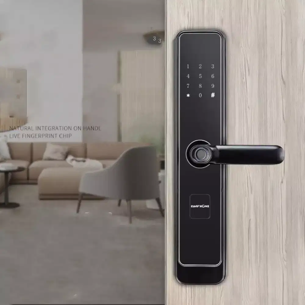 Smart Door Lock Kunci Pintu digital Fingerprint Sidik Jari dan Kartu