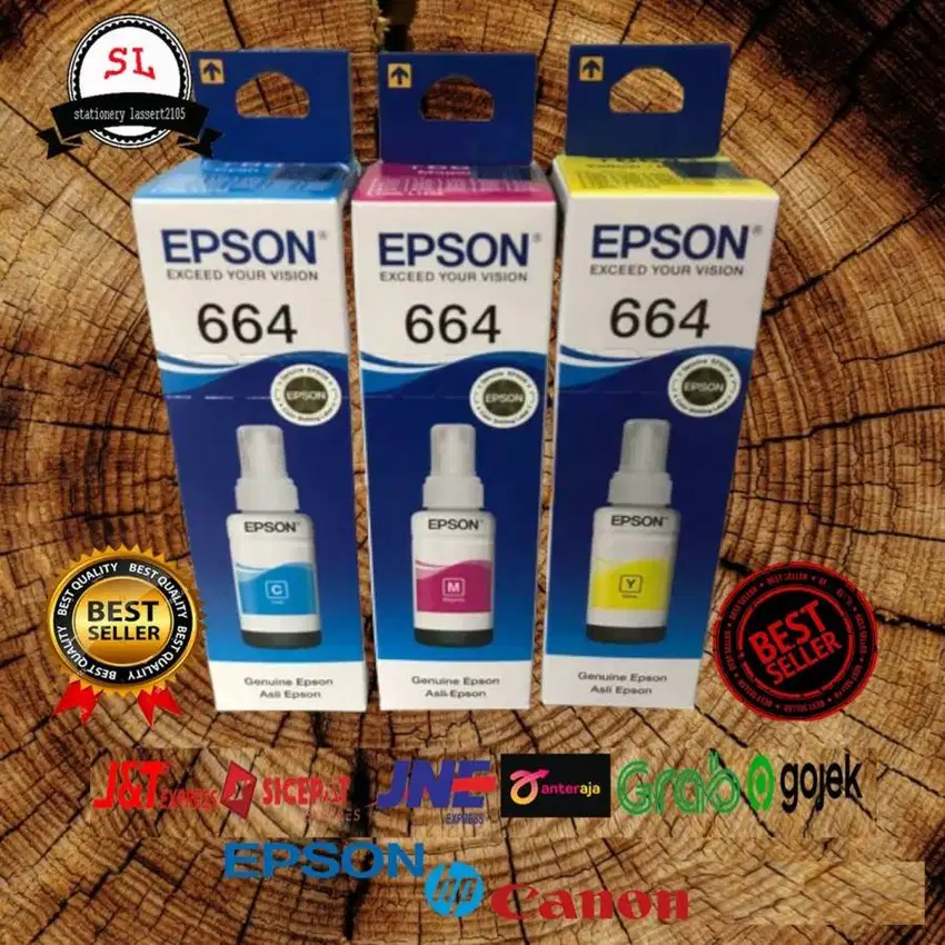 Tinta Epson 664 Original for L100 L110 L200 L210 L350 L360 L565 - Mera