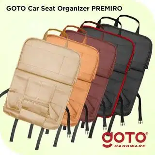 Goto Premiro Car Seat Organizer Leather Tas Jok Kursi Mobil Asesoris M
