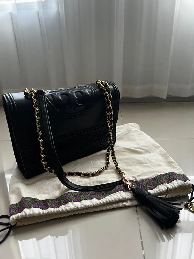 TAS Tori Burch Fleming Black