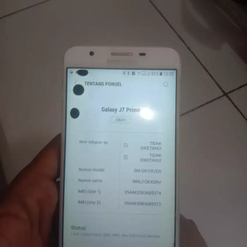 Di jual cepat bu samsung j7 frime buat nambahin bayar kosan