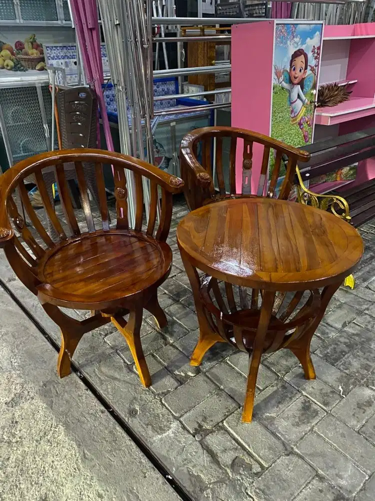 Kursi Teras Jati Minimalis