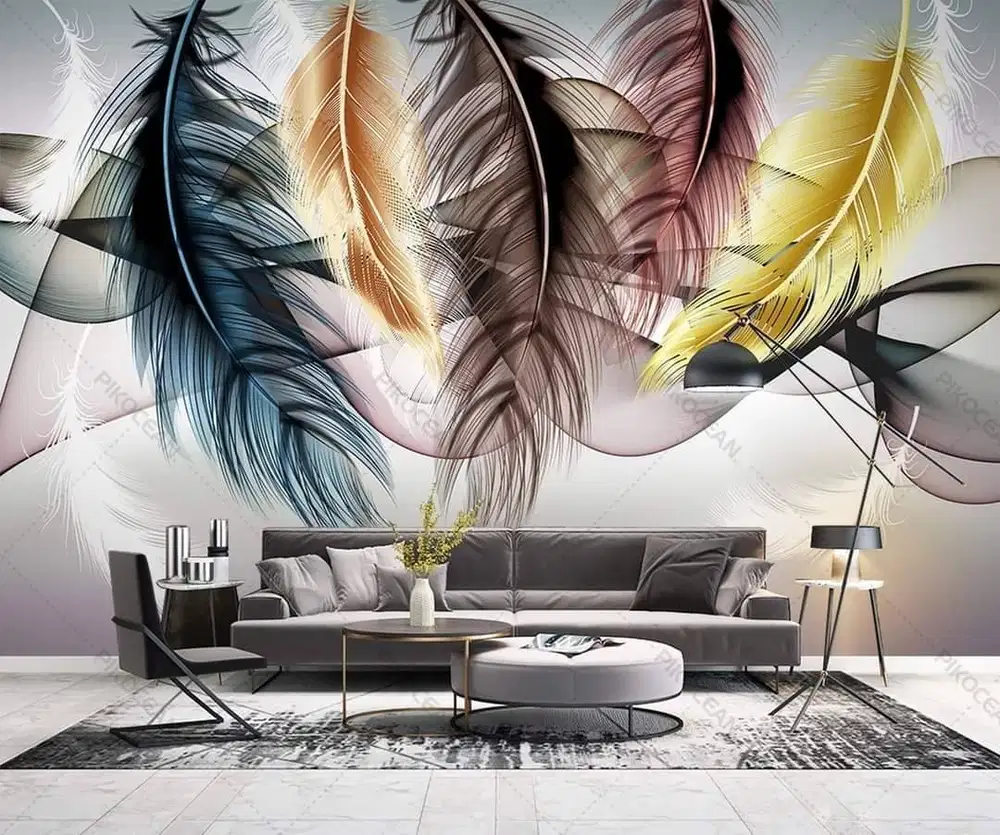 Pesan wallpaper dinding 3d custom toko jual dan pasang gorden murah