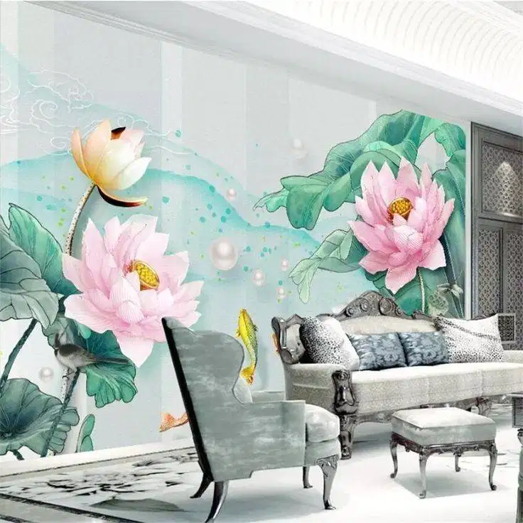 Pesan wallpaper dinding 3d custom toko jual dan pasang gorden murah