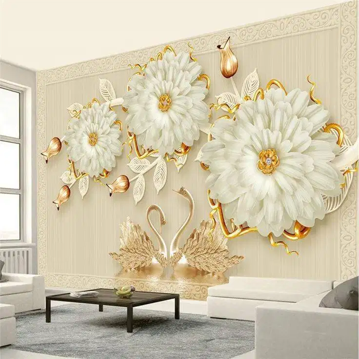 Jual gorden hordeng gordyn tirai jendela wallpaper dinding 3d custom