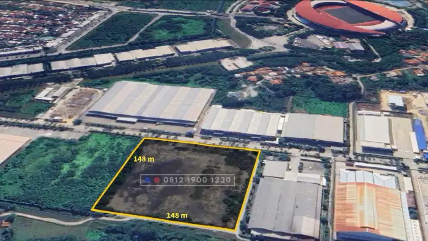 Tanah / Kavling Industri 2Ha Jababeka 5 cikarang dekat exit tol cibatu