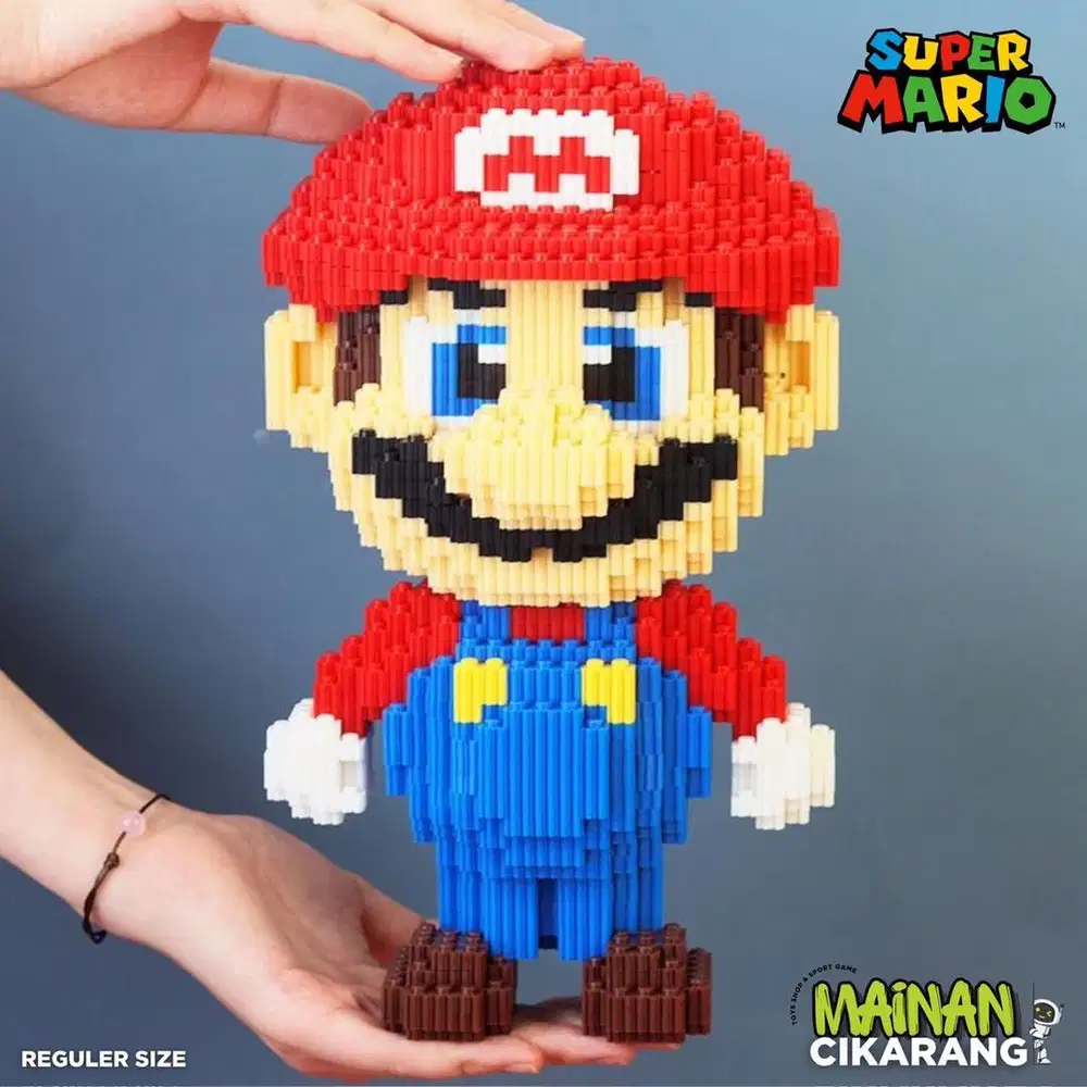 LEGO BRICK - SUPER MARIO BROS - NANO BLOCK BRICK 3D - MAINAN CIKARANG