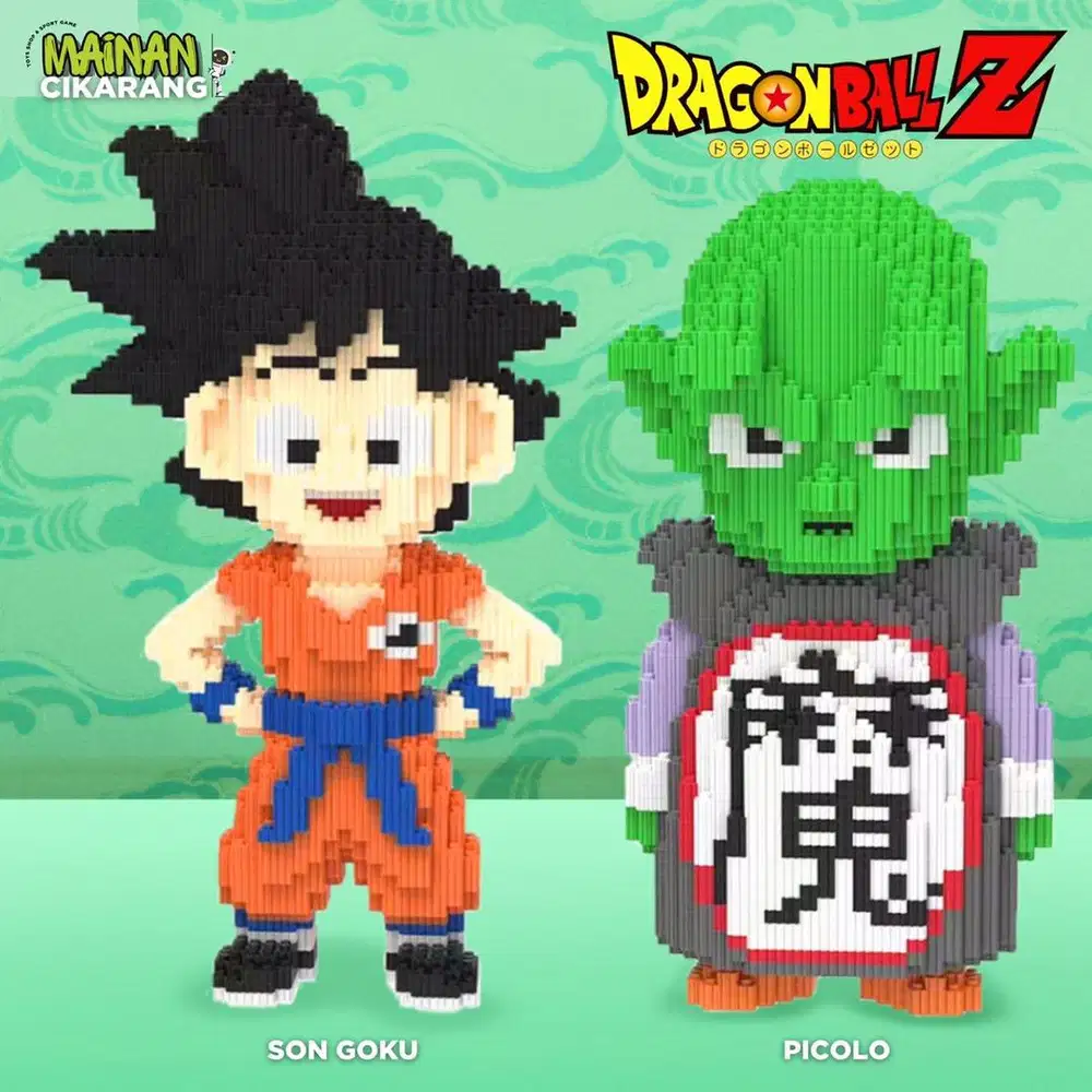LEGO BRICK SON GOKU - NANO BLOCK BRICK 3D - MAINAN CIKARANG
