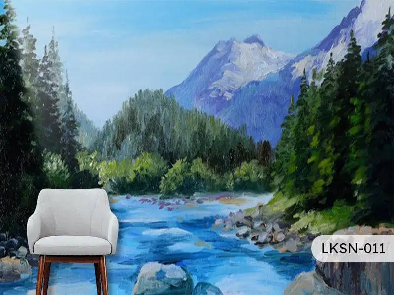 Pesan wallpaper dinding 3d custom toko jual dan pasang gorden murah