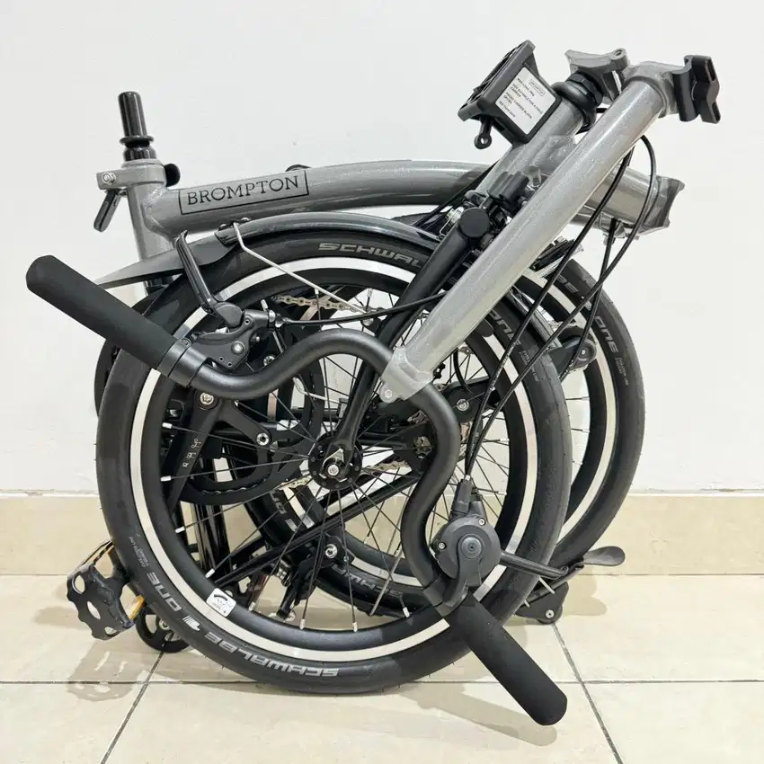 SEPEDA LIPAT BROMPTON M4Lx STORM GREY P LINE 2021 - BRAND NEW