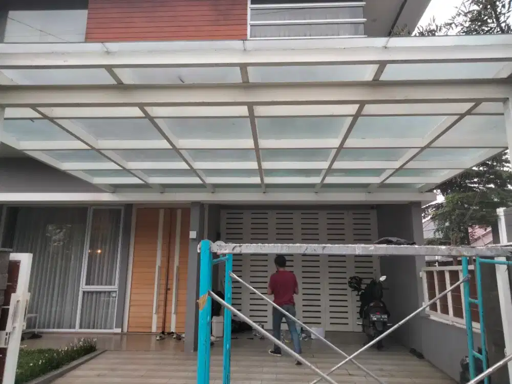 Sticker kaca es sunblast untuk canopy