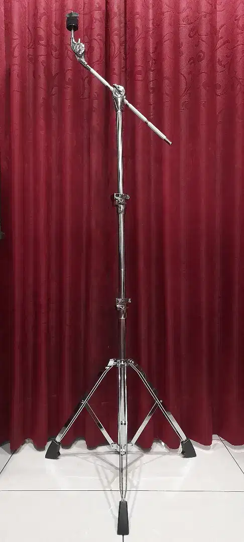 STAND CYMBAL Boom Double Braced Import - 3 Tingkat - Pipa Super Jumbo