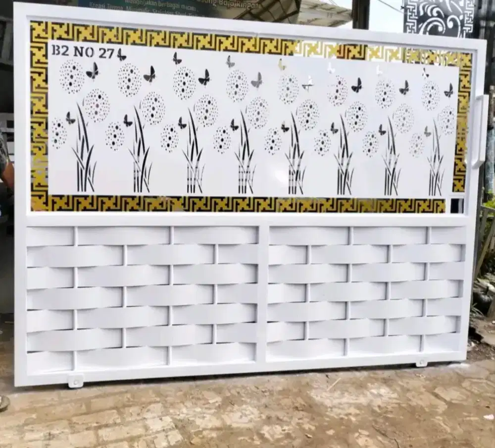 Pagar dorong cutting laser/lipat/tikung