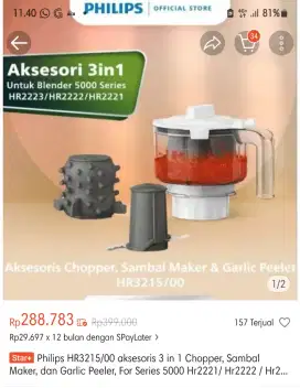 Philips sambal maker best sale