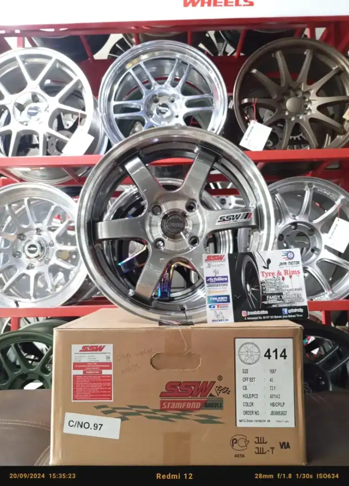 Velg ssw te37 r16 4x114 lbr7 et40