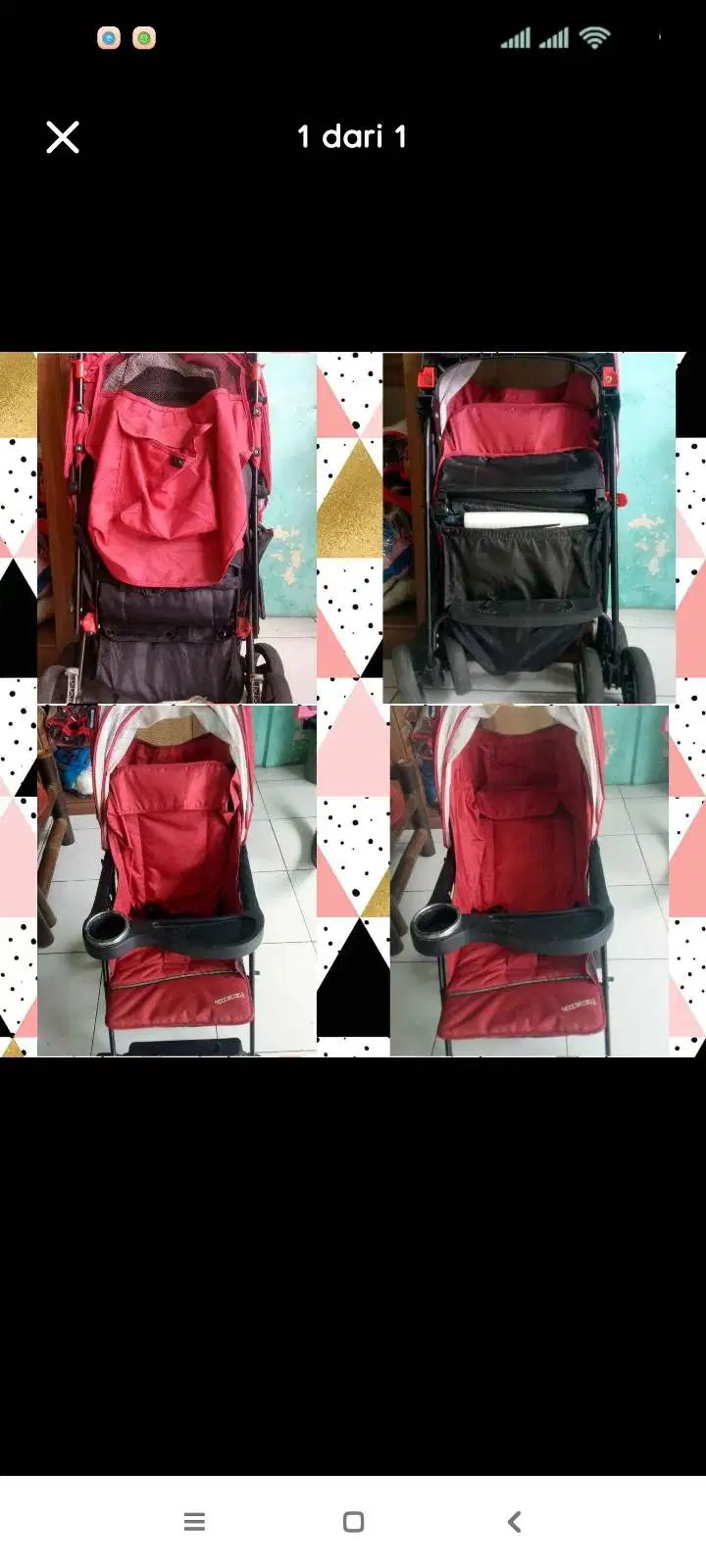 Dijual stroller merek spacebaby