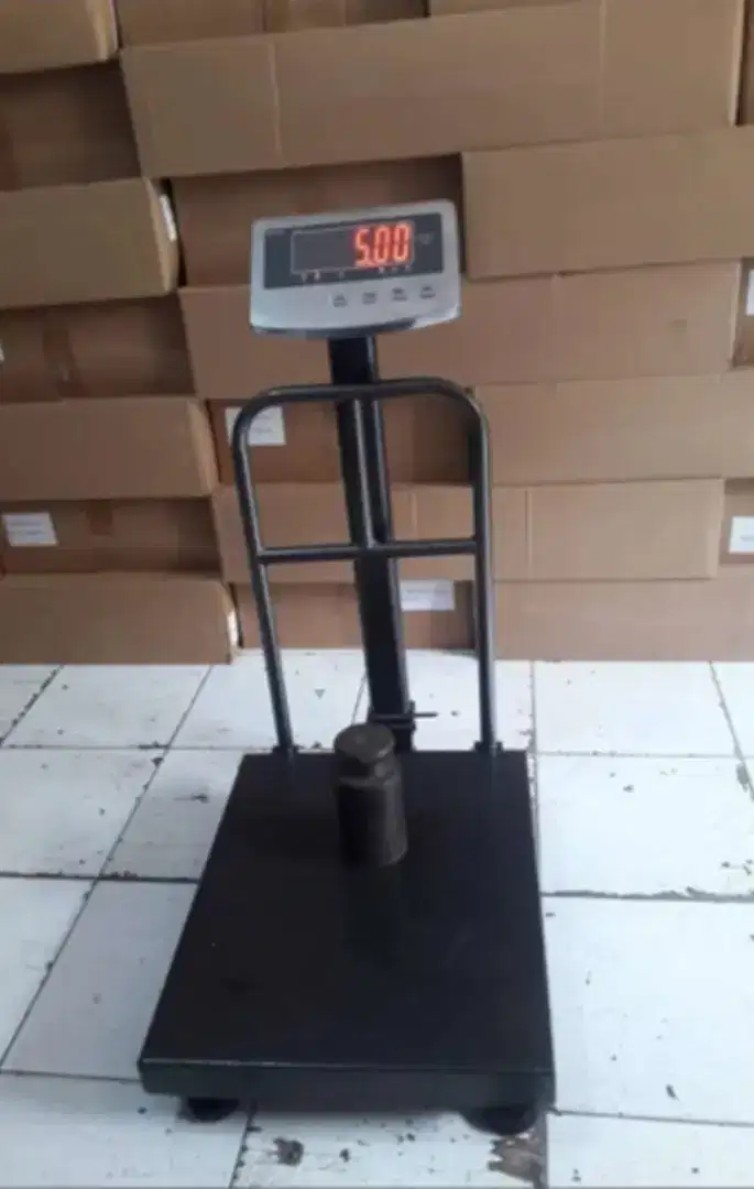 Timbangan digital barang lantai 150kg ada tera