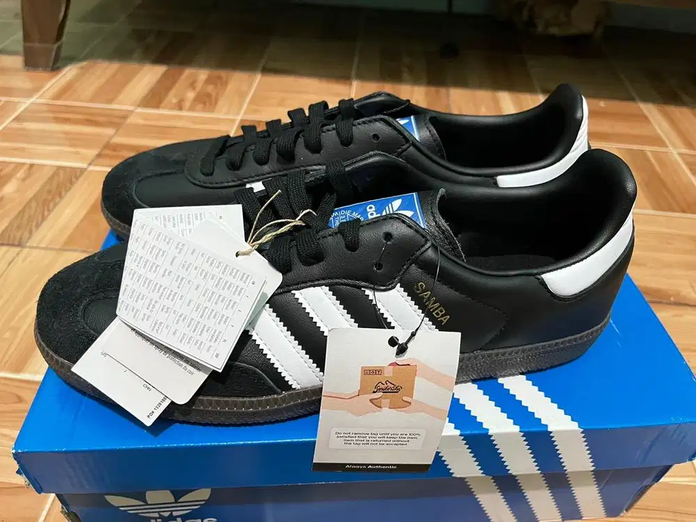 Adidas Samba OG Hitam size 42